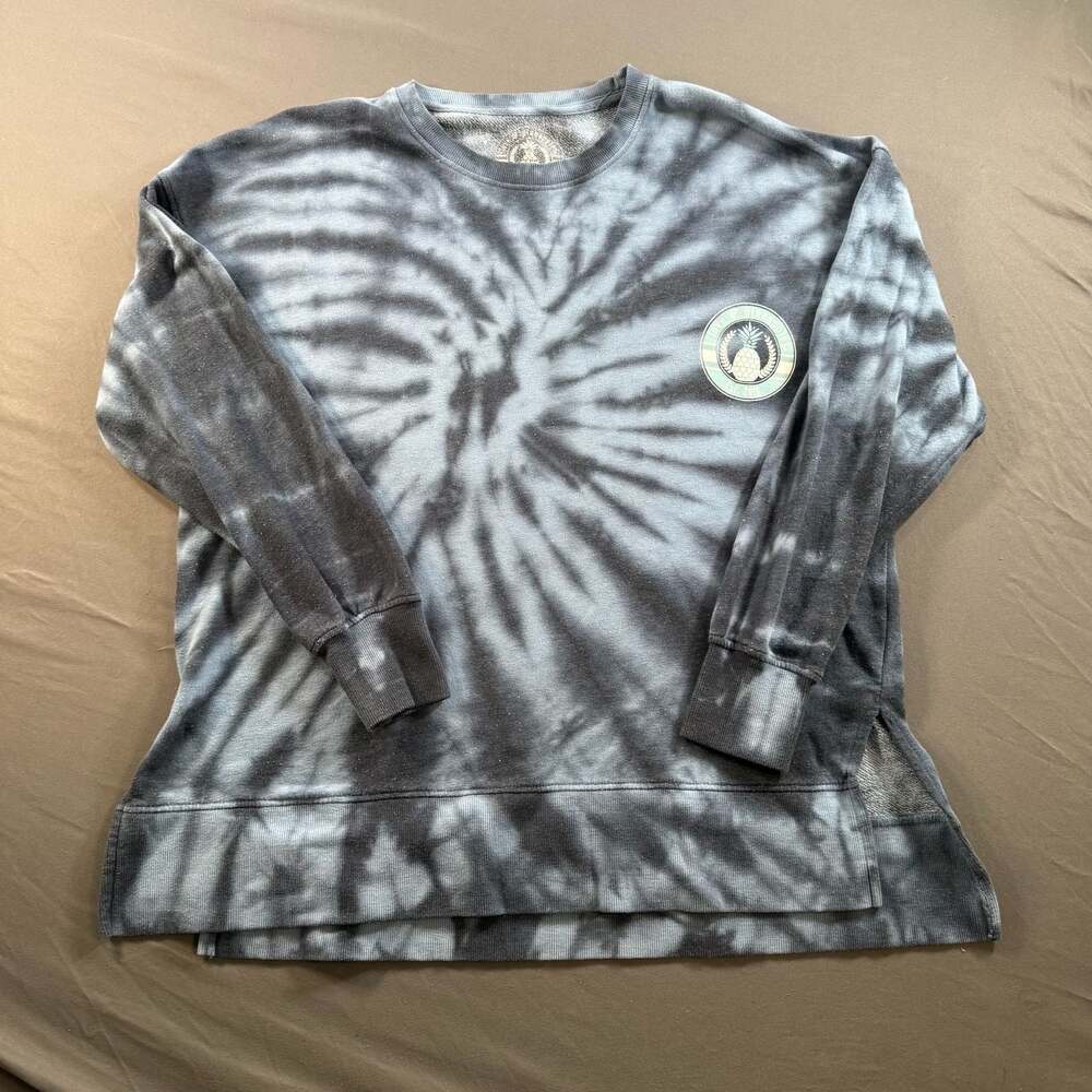 Love & Pineapples Women’s M Tie Dye Sweatshirt Jeep Wander Boho Oversized